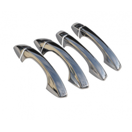 CUBRE MANETAS DE PUERTA ACERO INOXIDABLE SEAT LEON 5F 2013  4 PI