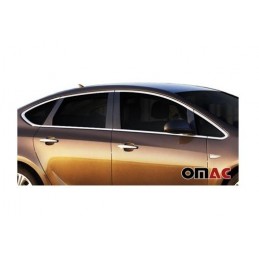 CUBRE MARCO VENTANA ACERO INOXIDABLE OPEL ASTRA J sedan 2010 