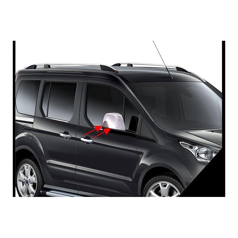 CUBRE RETROVISORES CROMADOS FORD CONNECT 2014  ABS