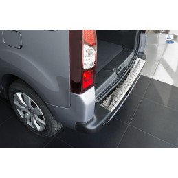 PROTECTOR PARACHOQUES TRASERO ACERO INOXIDABLE PEUGEOT PARTNER T