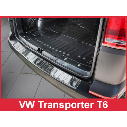 PROTECTOR PARACHOQUES TRASERO ACERO INOXIDABLE VW TRANSPORTER T6