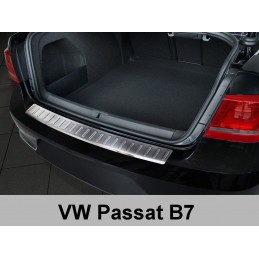 PROTECTOR PARACHOQUES TRASERO ACERO INOXIDABLE VW PASSAT B7 LIMO