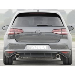 Anadido difusor trasero VW Golf VII  RIEGER doble salida