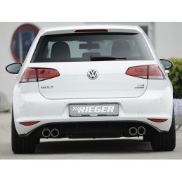 Anadido difusor trasero VW Golf VII  RIEGER doble salida