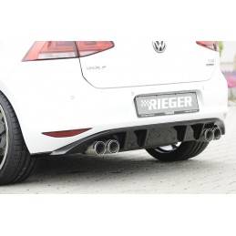 Anadido difusor trasero VW Golf VII  RIEGER doble salida
