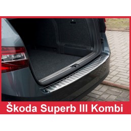 PROTECTOR PARACHOQUES ACERO INOXIDABLE SKODA SPERB 3 KOMBY 2015 
