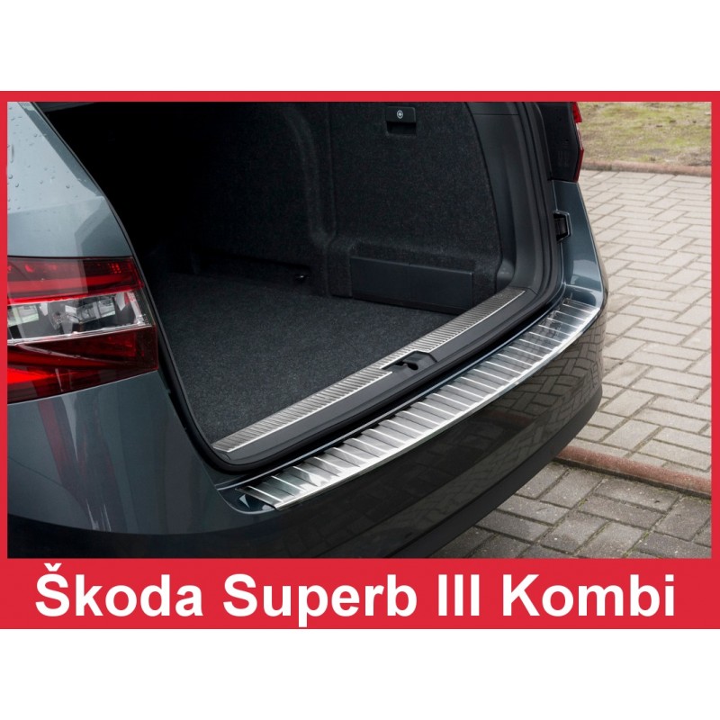 PROTECTOR PARACHOQUES ACERO INOXIDABLE SKODA SPERB 3 KOMBY 2015 