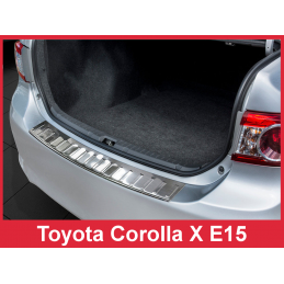 PROTECTOR PARACHOQUES TRASERO ACERO INOXIDABLE Toyota Corolla E1