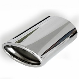 Cola escape cromada ovalada Mercedes Clase A W169 2004 2008