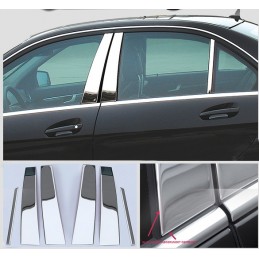 CUBRE MARCO VENTANA ACERO INOXIDABLE MERCEDES CLASE C W205 LIMOS