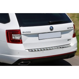 PROTECTOR PARACHOQUES TRASERO ACERO INOXIDABLE SKODA OCTAVIA III