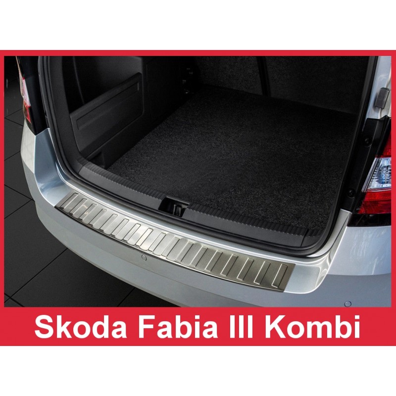 Protector parachoques acero inoxidable Skoda Fabia III Combi 201