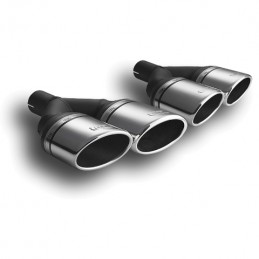 Colas de escape doble 95x65x200 izq y der 