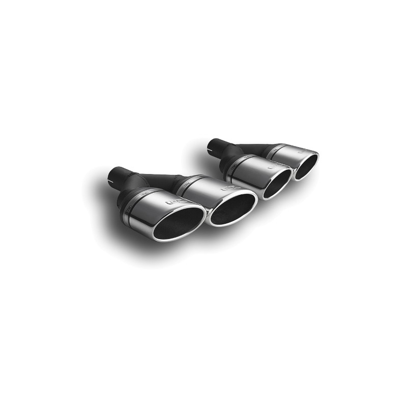 Colas de escape doble 95x65x200 izq y der 