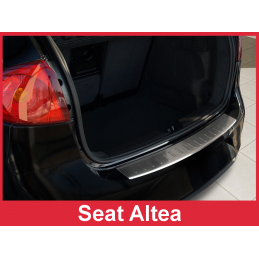 PROTECTOR PARACHOQUES TRASERO ACERO INOXIDABLE SEAT ALTEA 2009 