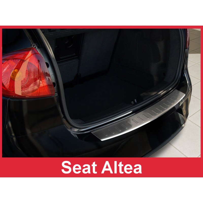 PROTECTOR PARACHOQUES TRASERO ACERO INOXIDABLE SEAT ALTEA 2009 