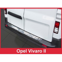 PROTECTOR PARACHOQUES TRASERO ACERO INOX OPEL VIVARO 2014 