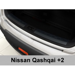 PROTECTOR PARACHOQUES TRASERO ACERO INOX NISSAN QASHQAI  2 2008 