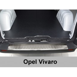 PROTECTOR PARACHOQUES TRASERO ACERO INOX OPEL VIVARO 01 14