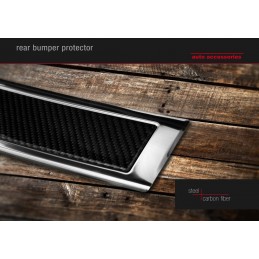 PROTECTOR PARACHOQUES ACERO INOX  CARBON MERCEDES CLASE GLC X253