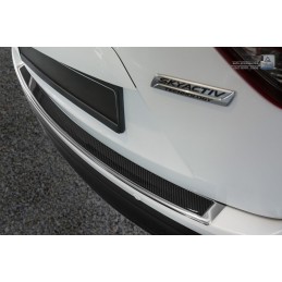 Protector parachoques acero inox negro carbon Mazda CX5 2012 