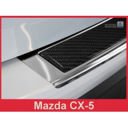 Protector parachoques acero negro negro carbon Mazda CX5 2012 