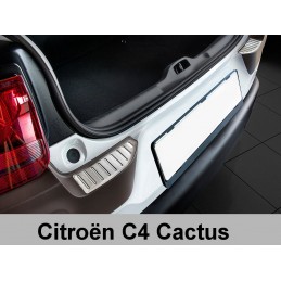 PROTECTOR PARACHOQUES TRASERO ACERO INOX CITROEN C4 CACTUS 2014 