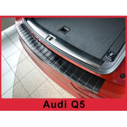 Protector parachoques acero inoxidable negro Audi Q5 2008 2012  amp 