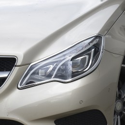 MARCOS FAROS CROMADOS MERCEDES CLASE E C207 A207 2013 2016