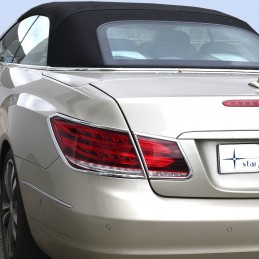 MARCOS CROMADOS PILOTOS TRASEROS MERCEDES CLASE E C207 COUPE CAB