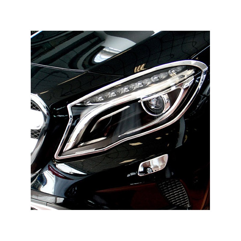 MARCOS FAROS CROMADOS MERCEDES CLASE GLA X156 2013 