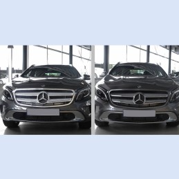 MARCO CROMADO PARRILLA FRONTAL MERCEDES CLASE GLA X156 2013 