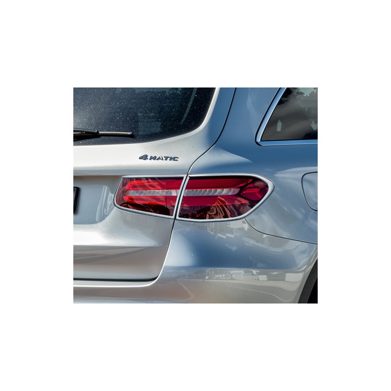 MASCARAS CROMADAS PILOTOS TRASEROS MERCEDES GLC XX253 2015 