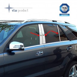 MONTANTE PUERTAS INOXIDABLE MERCEDES GLE SUV W166 2015 