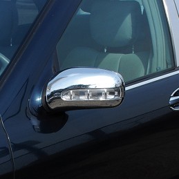 CARCASAS RETROVISORES CROMADOS INOXIDABLES MERCEDES CLASE S W220