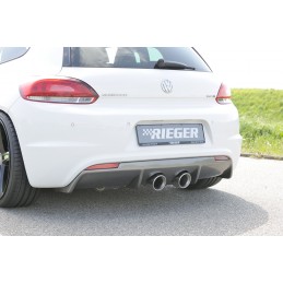 DIFUSOR TRASERO CARBON LOOK VW SCIROCCO SOLO R LINE 2014 