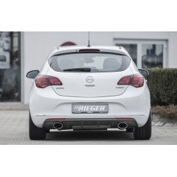 Difusor trasero Opel Astra J 2012  gt  mod RIEGER carbon look