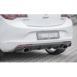 Difusor trasero Opel Astra J 2012  gt  mod RIEGER carbon look