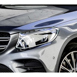Marcos Cromados Faros delanteros Mercedes CLase GLC x253 2015 
