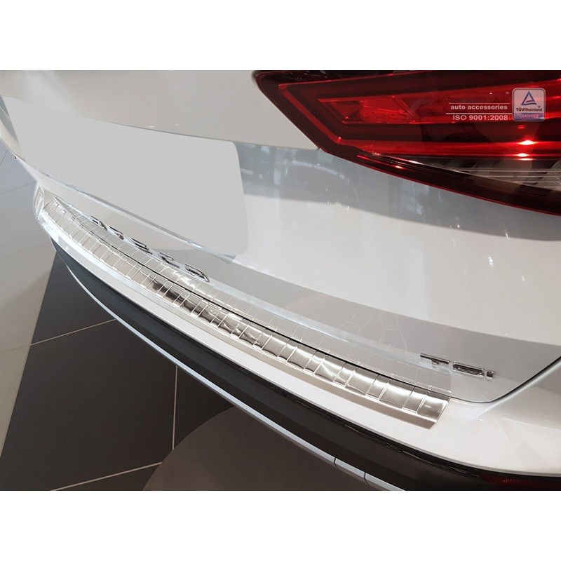 PROTECTOR PARACHOQUES TRASERO ACERO INOXIDABLE Seat Ateca 2016  