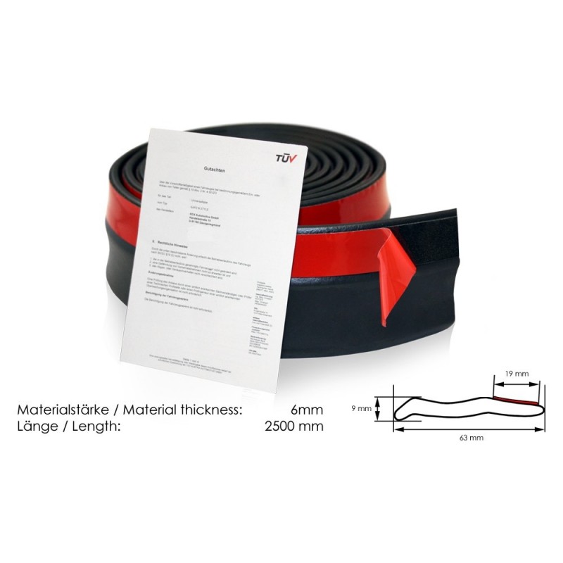 MOLDURA FALDON FLEXIBLE UNIVERSAL 250 CM