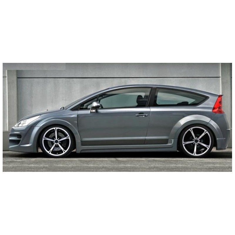 Taloneras laterales Citroen C4 Coupe mod Drome WIDE