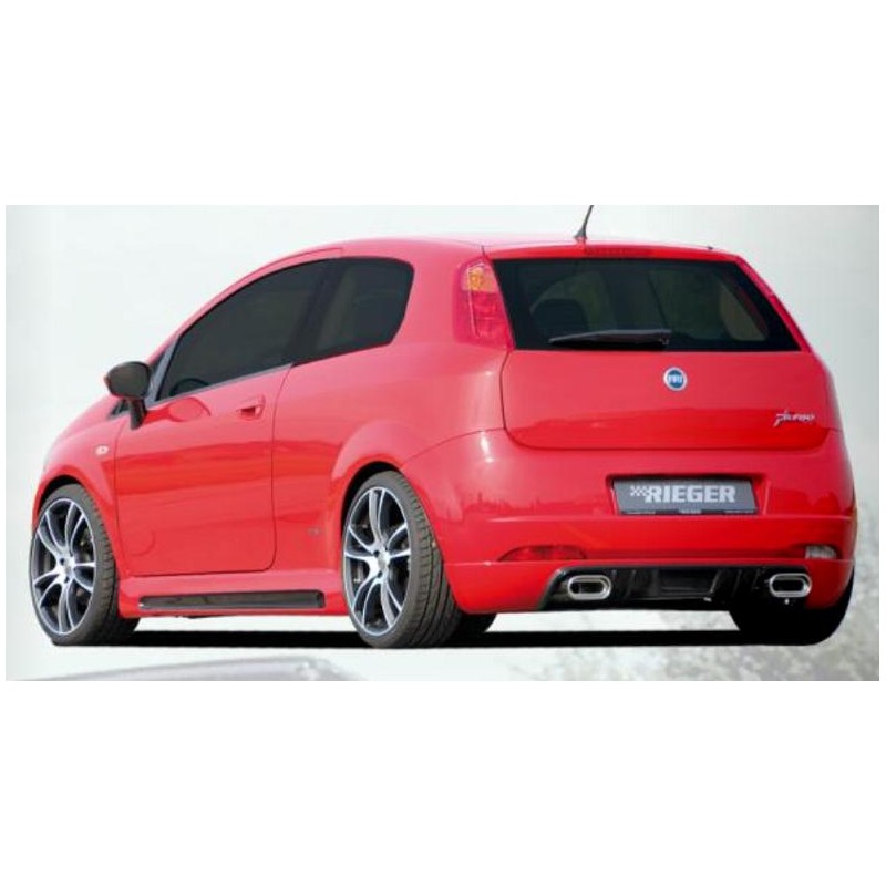 ESCAPE TRASERO PARA ANADIDO 2 160X80 MM  FIAT GRANDE PUNTO RIEGE