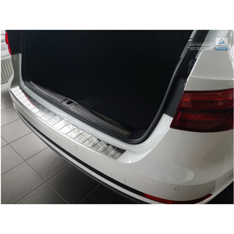 PROTECTOR PARACHOQUES TRASERO ACERO INOX AUDI A4 B9 AVANT 2015 
