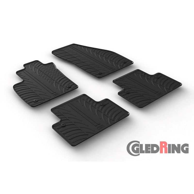 Alfombras Goma Volvo S40 V50 2004 2011 manual    4 piezas
