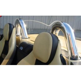 ARCO DE SEGURIDAD EN ACERO PULIDO MERCEDES SLK  R171 