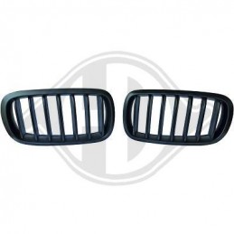 JUEGO PARRILLAS DELANTERAS BMW X6 F16 2014  NEGRO MATE