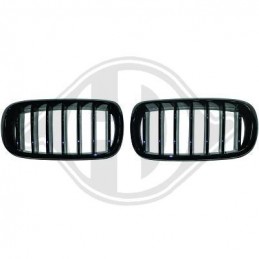 JUEGO PARRILLAS DELANTERAS BMW X6 F16 2014  NEGRO BRILLANTE