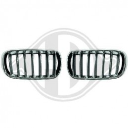 JUEGO PARRILLAS DELANTERAS BMW X5 F15 2012  CROMADAS