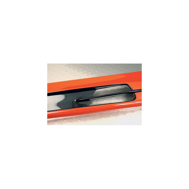 FALDON LATERAL IZQ Y DERE 2 HUECOS CARBON LOOK MERCEDES CLASE C 